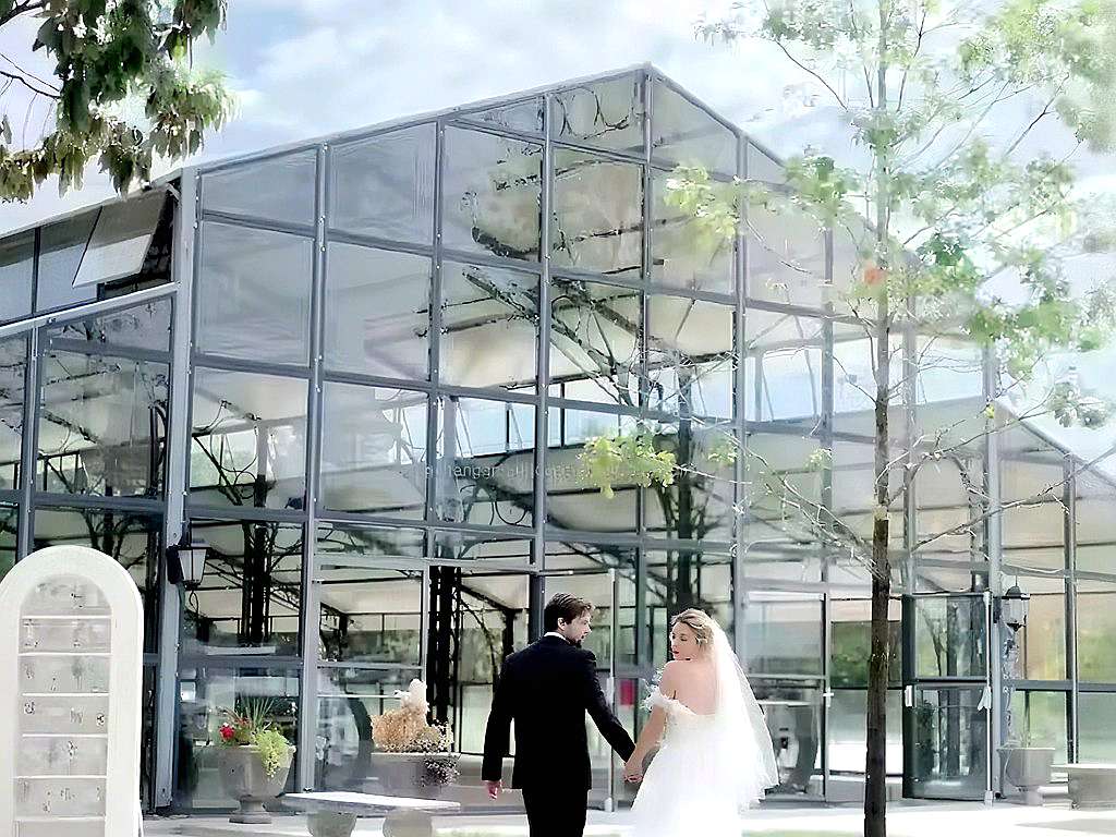 glass greenhouse, tempered glass greenhouse, glass greenhouses for sale